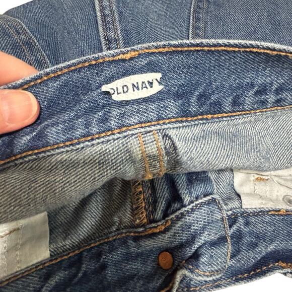 Old Navy cut offs shorts hi rise cotton blue denim size 8 classic USA pockets - Picture 5 of 6